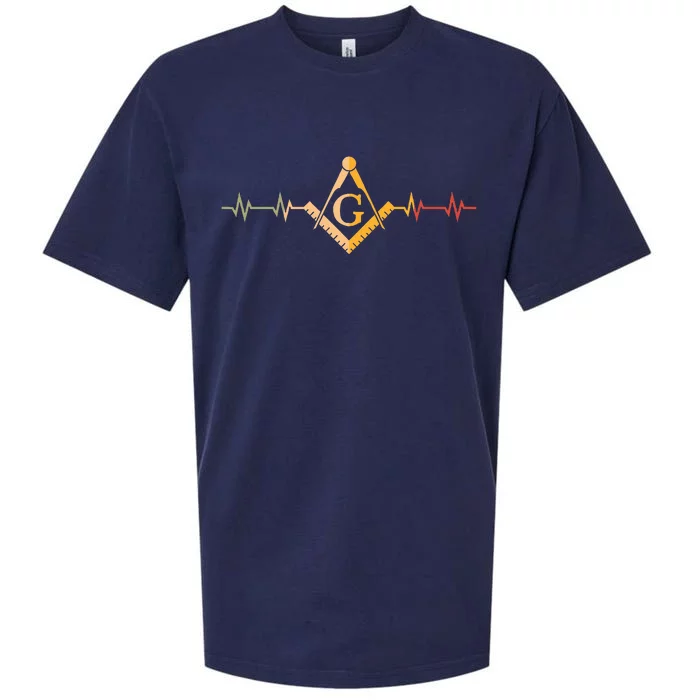 Freemason Masonic Fraternal Freemasonry Square Compass Sueded Cloud Jersey T-Shirt