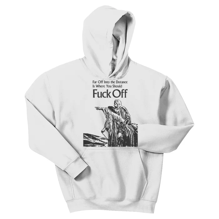 Funny Meme Fuck Off Kids Hoodie