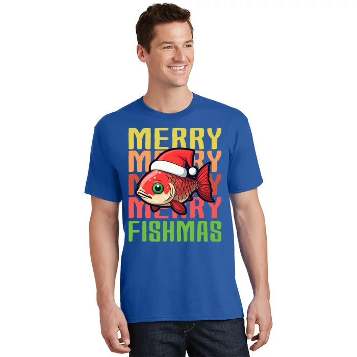 Fishing Merry Fishmas Meaningful Gift T-Shirt