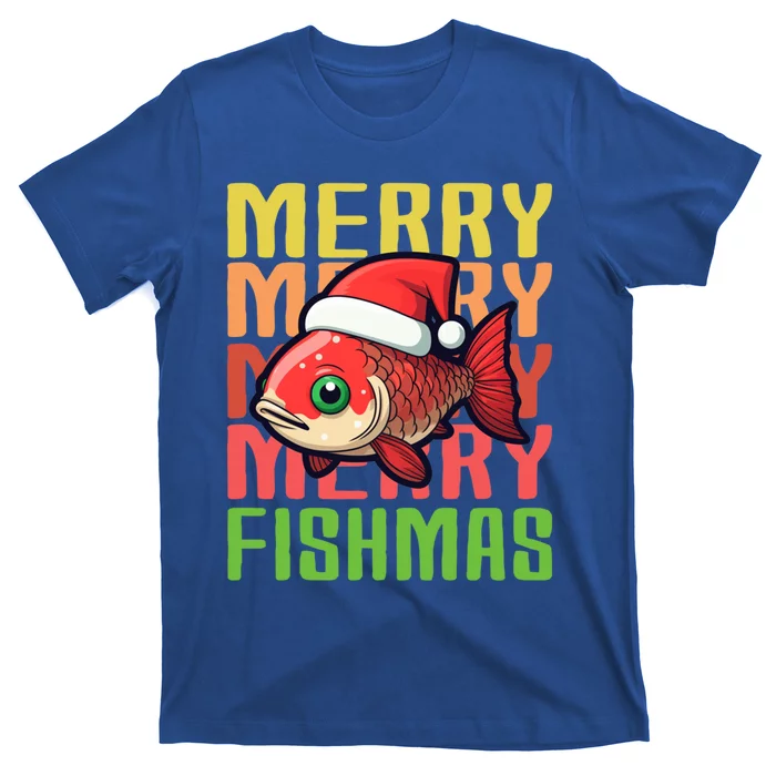 Fishing Merry Fishmas Meaningful Gift T-Shirt