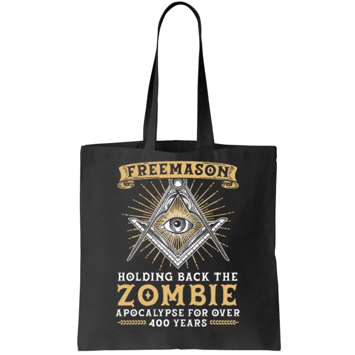 Freemason Masonic Fraternal Freemasonry Square Compass Tote Bag