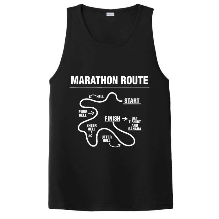 Funny Marathon Performance Tank