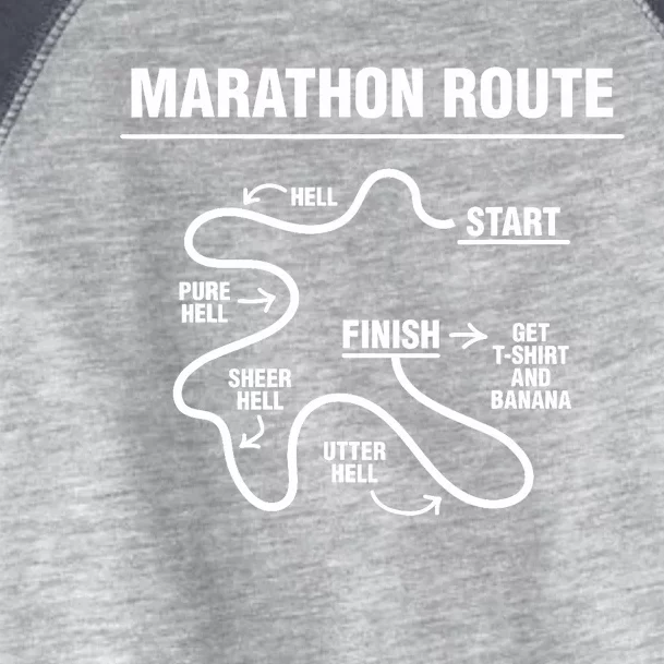 Funny Marathon Toddler Fine Jersey T-Shirt