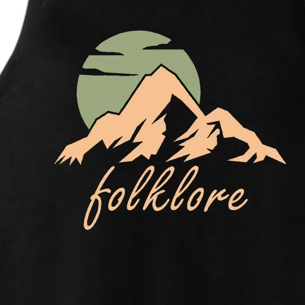 Folklore Mountains Ladies Tri-Blend Wicking Tank