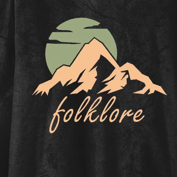 Folklore Mountains Hooded Wearable Blanket