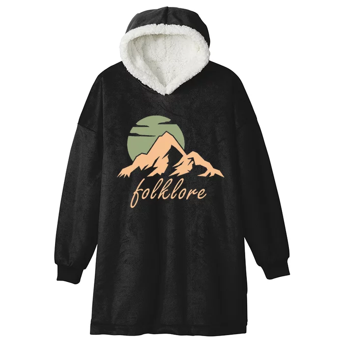 Folklore Mountains Hooded Wearable Blanket