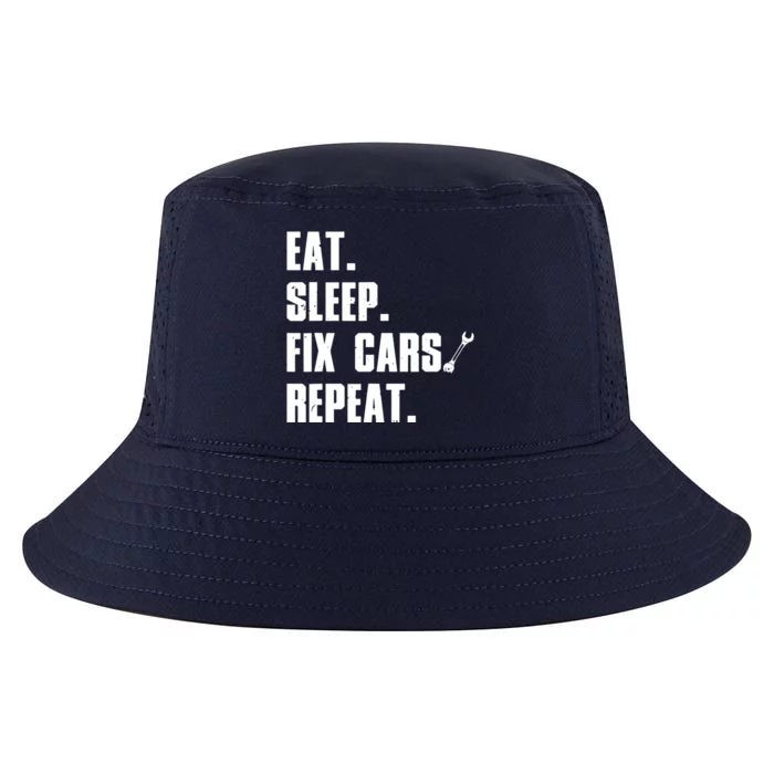 Funny Mechanic For Men Dad Auto Garage Automobile Car Lover Cool Comfort Performance Bucket Hat