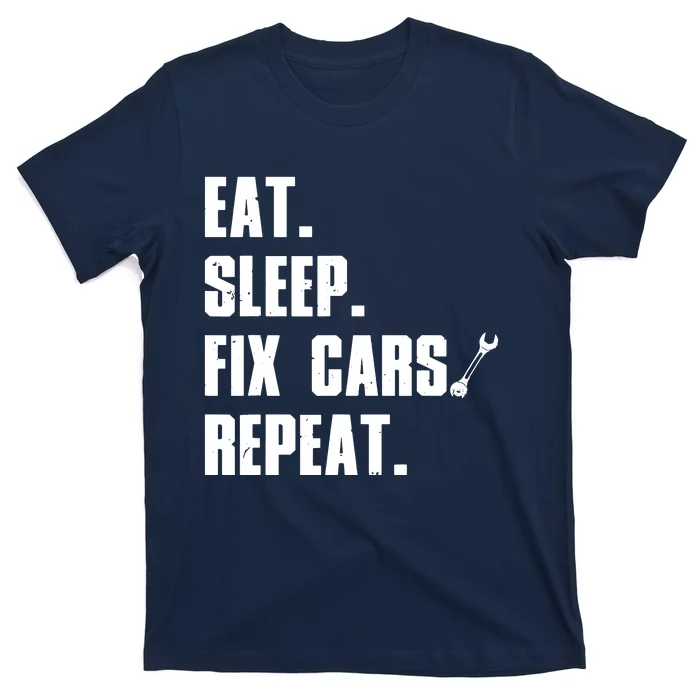 Funny Mechanic For Men Dad Auto Garage Automobile Car Lover T-Shirt