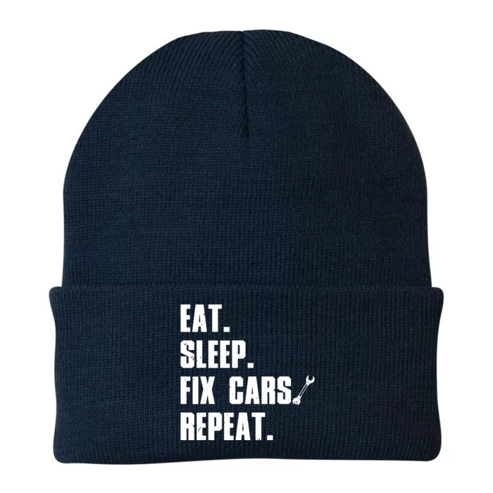 Funny Mechanic For Men Dad Auto Garage Automobile Car Lover Knit Cap Winter Beanie