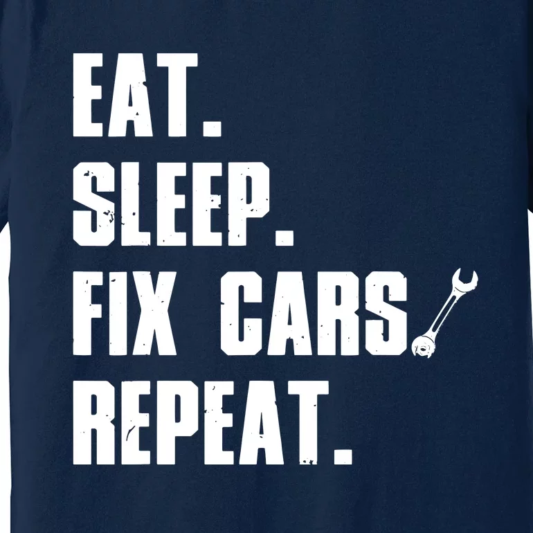 Funny Mechanic For Men Dad Auto Garage Automobile Car Lover Premium T-Shirt