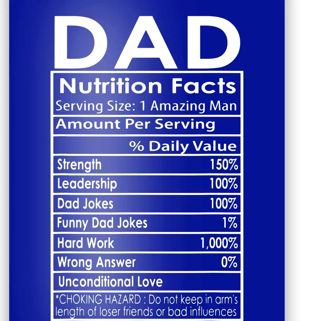 daddy nutritional facts father's day can cooler