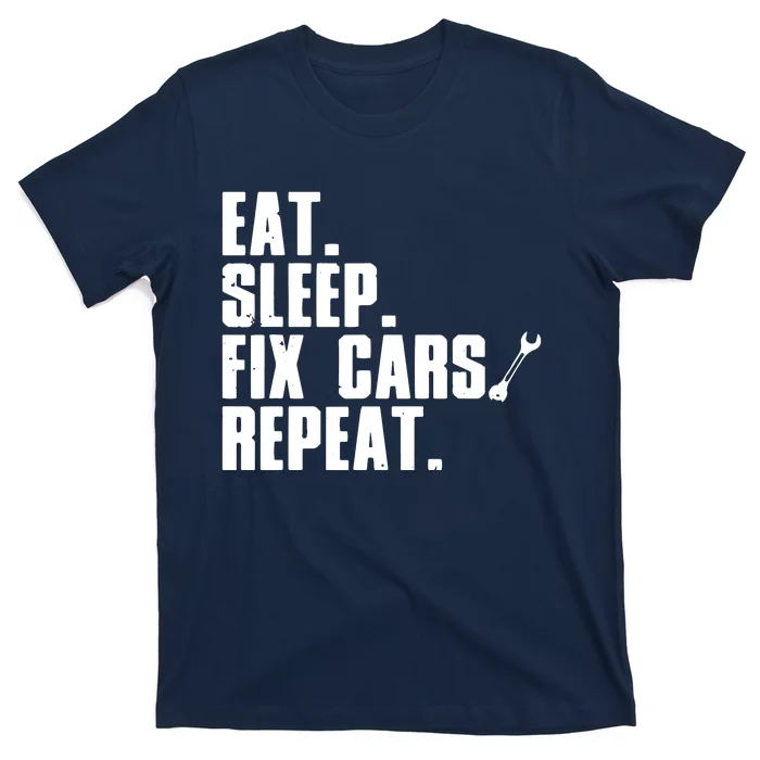 Funny Mechanic For Men Dad Auto Garage Automobile Car Lover T-Shirt