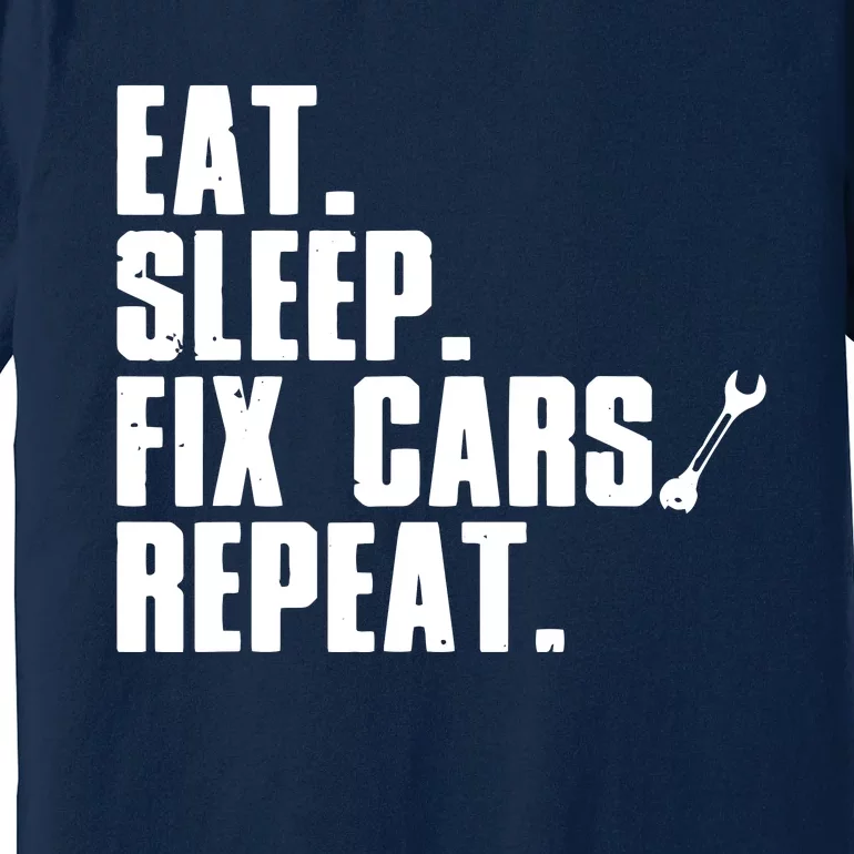 Funny Mechanic For Men Dad Auto Garage Automobile Car Lover Premium T-Shirt