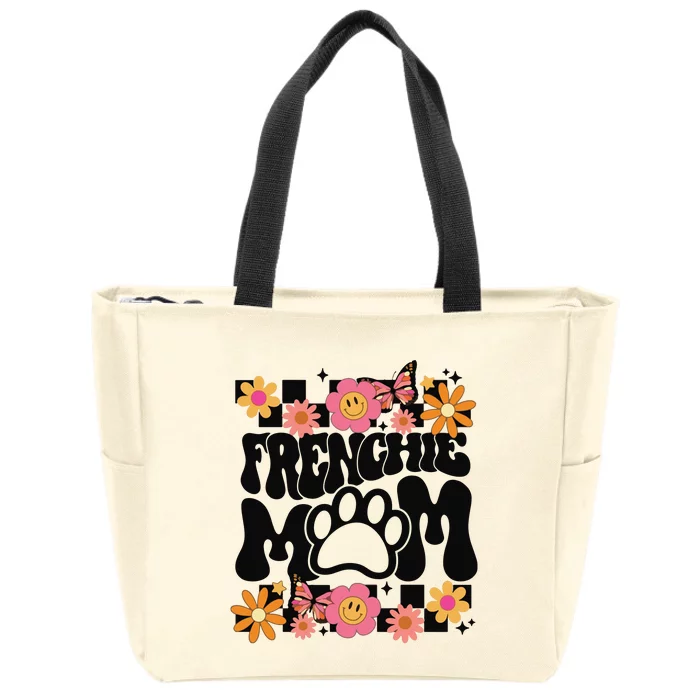 Frenchie Mom French Bulldog Zip Tote Bag