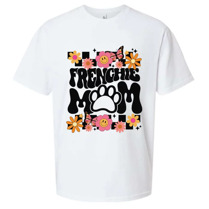 Frenchie Mom French Bulldog Sueded Cloud Jersey T-Shirt