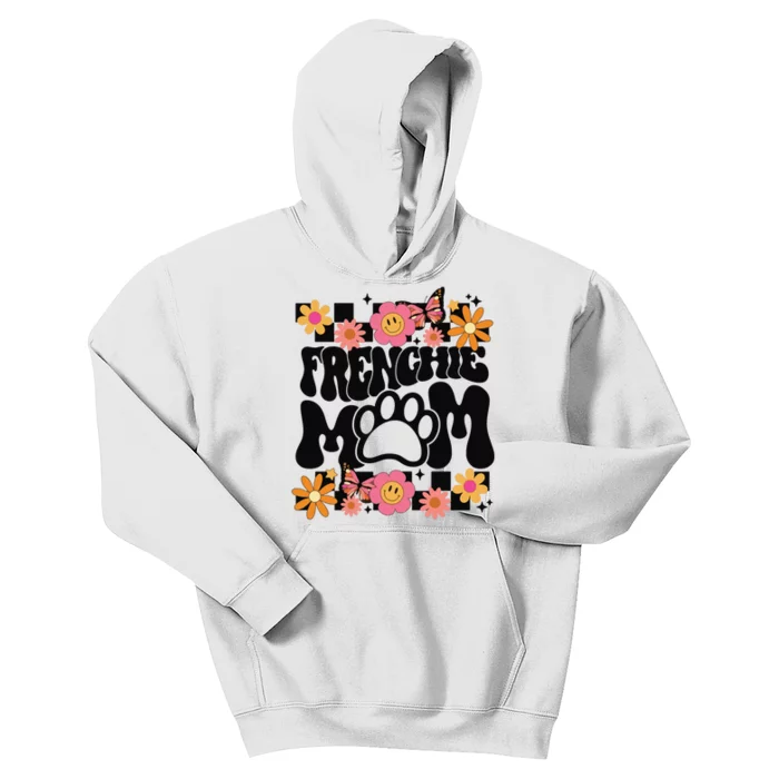 Frenchie Mom French Bulldog Kids Hoodie