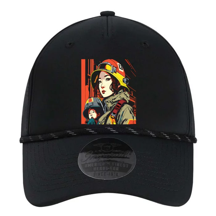 Firefighter Mom Firewoman Mother Mother's Day Gift Performance The Dyno Cap