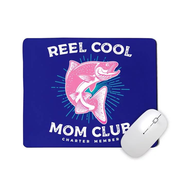 Funny Mom Fishing Design For Mother's Day Cool Gift Mousepad