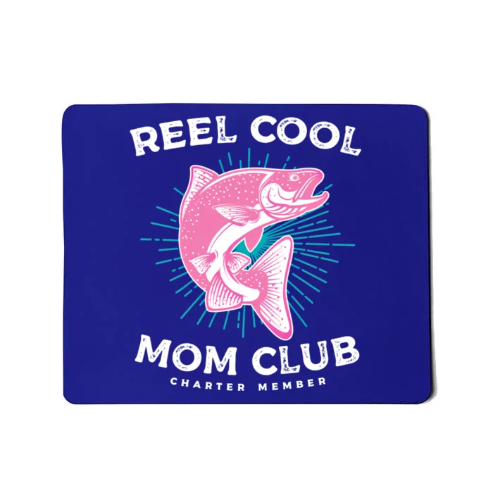 Funny Mom Fishing Design For Mother's Day Cool Gift Mousepad