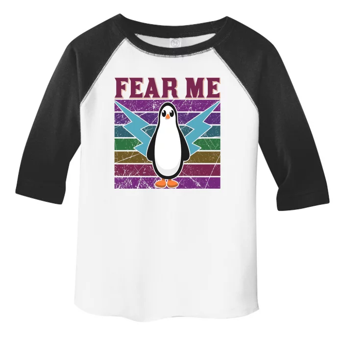 Fear Me Funny Penguin Toddler Fine Jersey T-Shirt