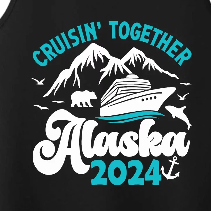 Funny Matching Family Alaska Cruise 2024 Girl Performance Tank