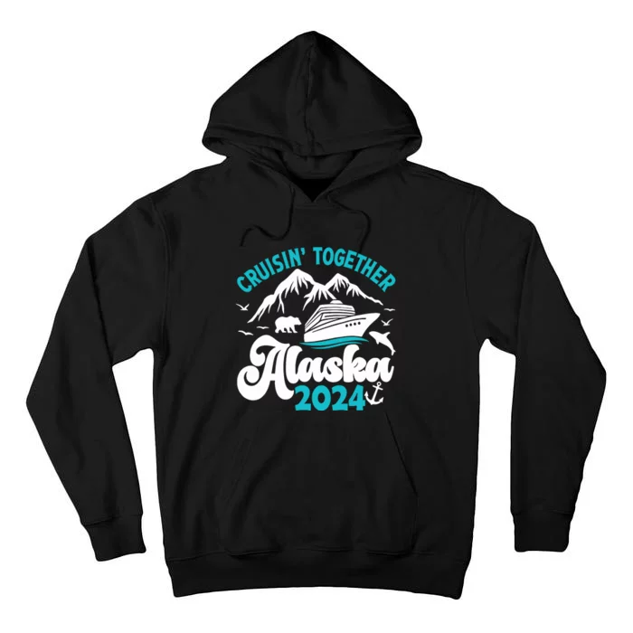 Funny Matching Family Alaska Cruise 2024 Girl Tall Hoodie