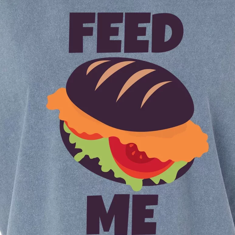 Feed Me Garment-Dyed Women's Muscle Tee