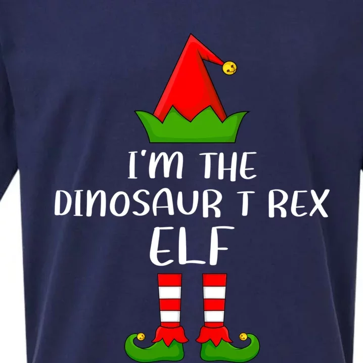 Funny Matching Family IM The Dinosaur T Rex Elf Christmas Gift Sueded Cloud Jersey T-Shirt