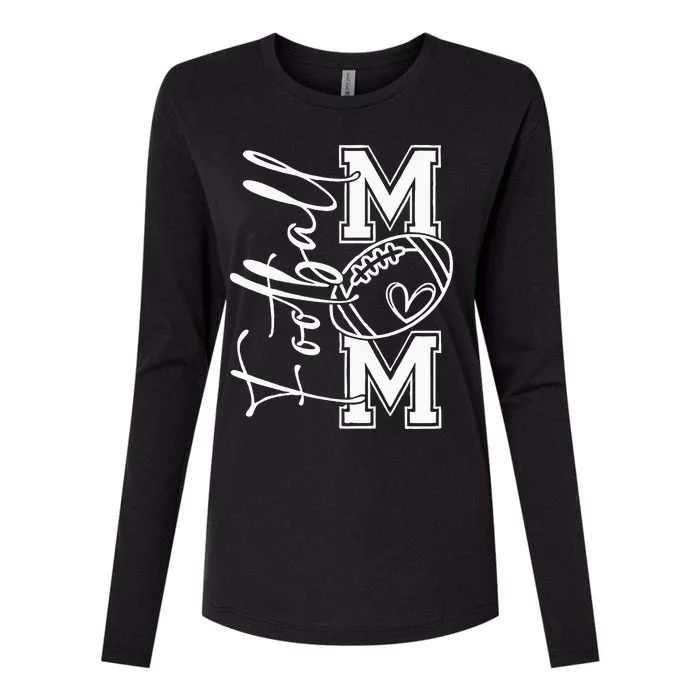 Football Mom Football Mom Football Mom Football Football Mom Womens Cotton Relaxed Long Sleeve T-Shirt