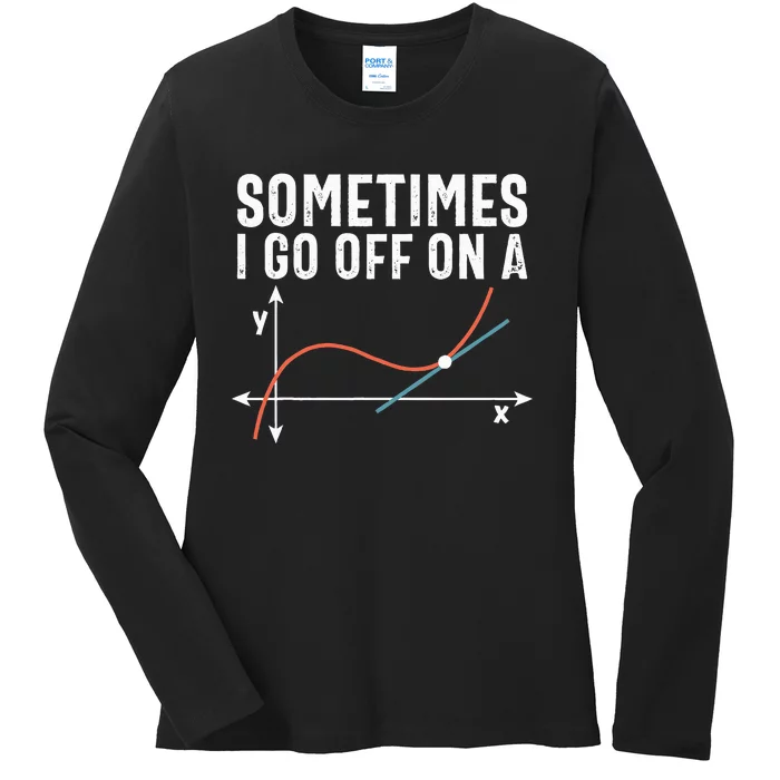 Funny Math Funny Geometry Math Humor Math Pun Math Joke Ladies Long Sleeve Shirt