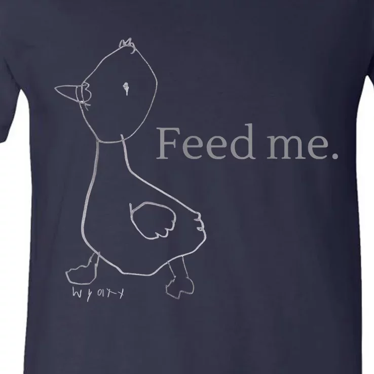 Feed Me V-Neck T-Shirt