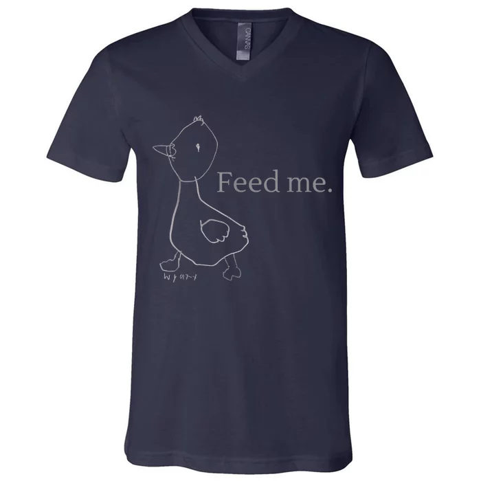 Feed Me V-Neck T-Shirt