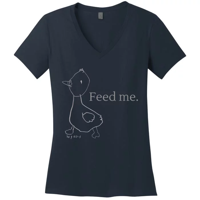 Feed Me Women's V-Neck T-Shirt