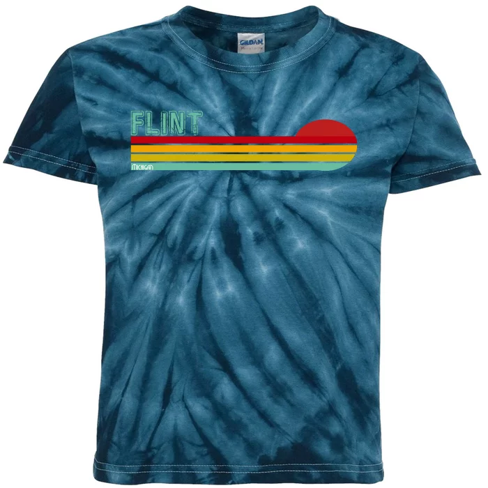 Flint Michigan Kids Tie-Dye T-Shirt