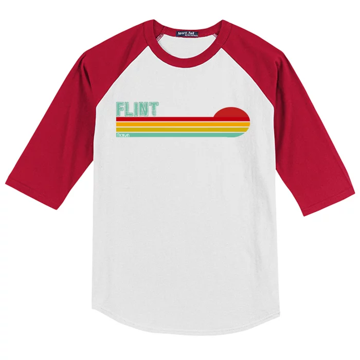 Flint Michigan Kids Colorblock Raglan Jersey