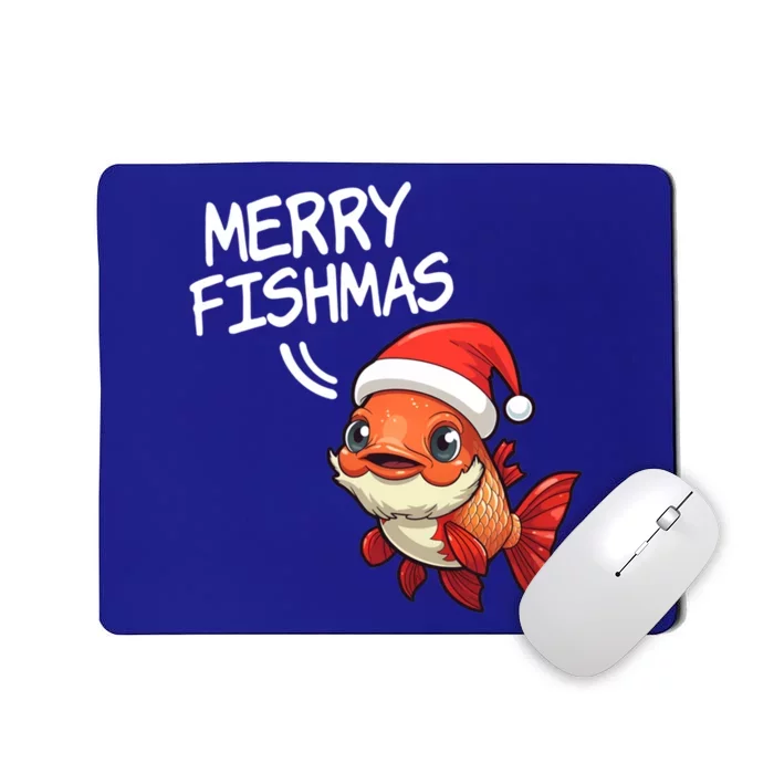 Fishing Merry Fishmas Gift Mousepad