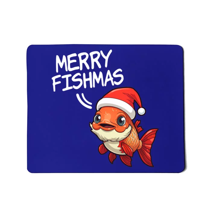 Fishing Merry Fishmas Gift Mousepad