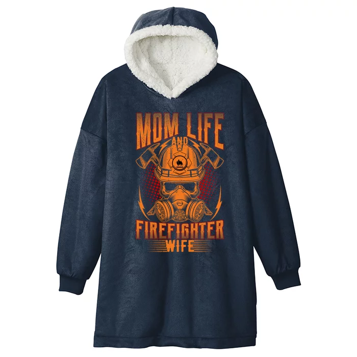 Fire Mother Firefighter Mom Tee Hero Mothers Day Gift Hooded Wearable Blanket