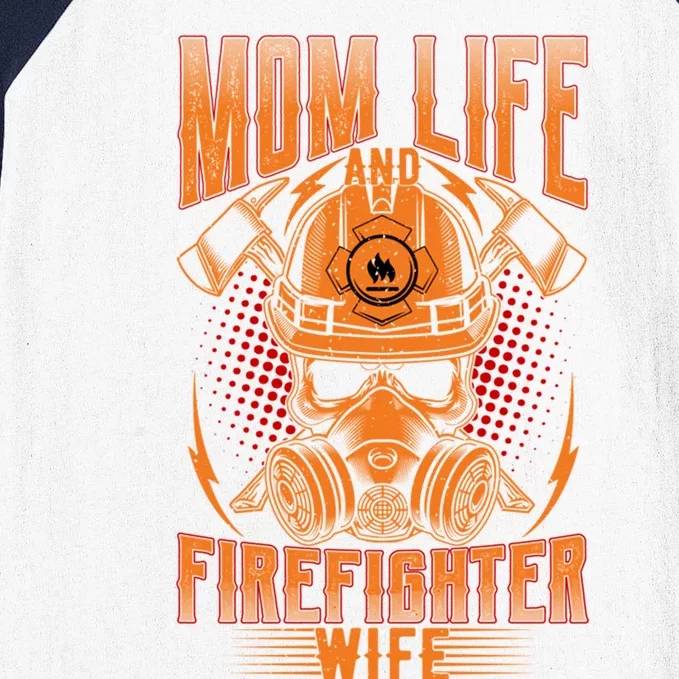 Fire Mother Firefighter Mom Tee Hero Mothers Day Gift Baseball Sleeve Shirt