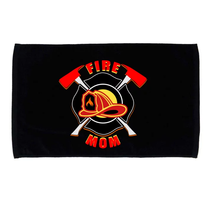 Fire Mom Firefighter Fire Fighter Mother Hero Son Daughter Gift Microfiber Hand Towel