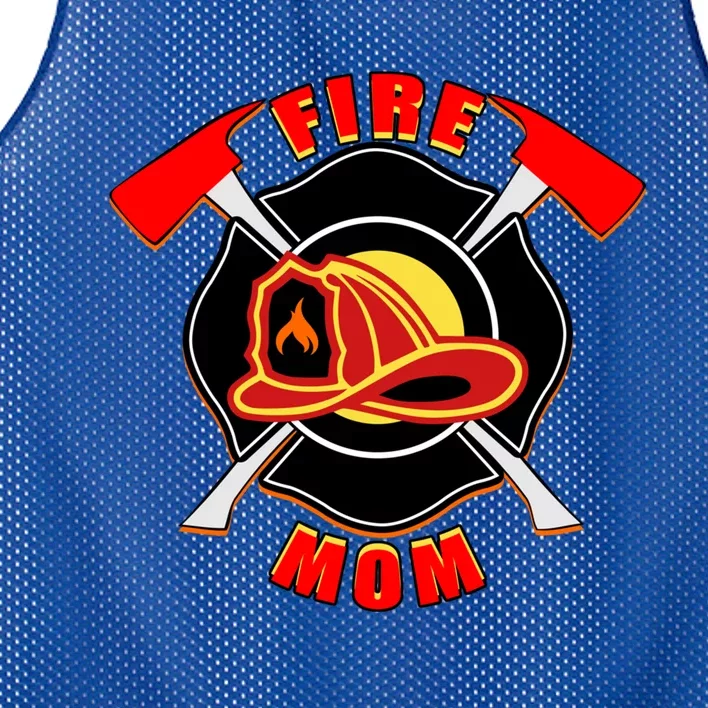 Fire Mom Firefighter Fire Fighter Mother Hero Son Daughter Gift Mesh Reversible Basketball Jersey Tank