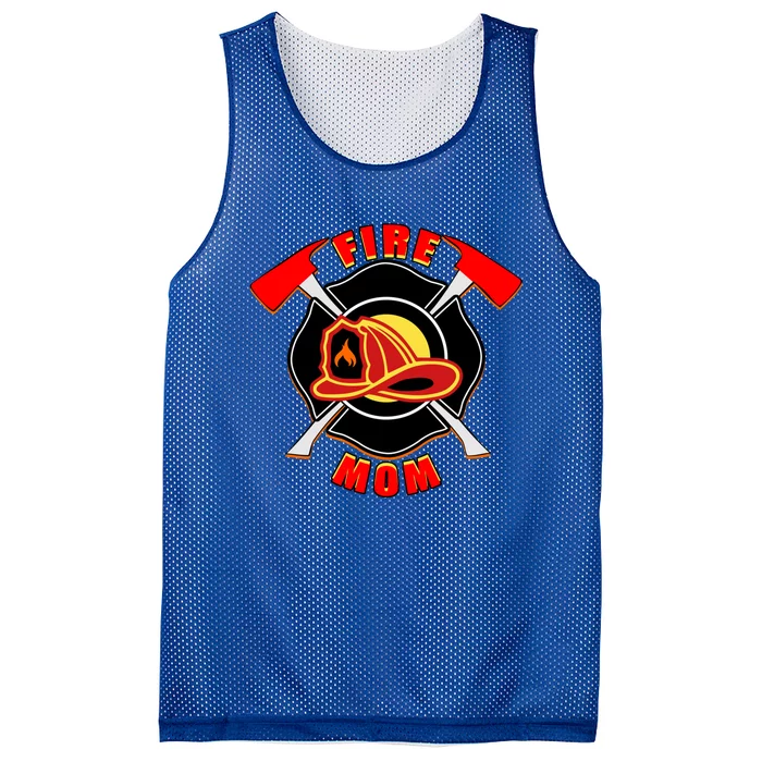 Fire Mom Firefighter Fire Fighter Mother Hero Son Daughter Gift Mesh Reversible Basketball Jersey Tank