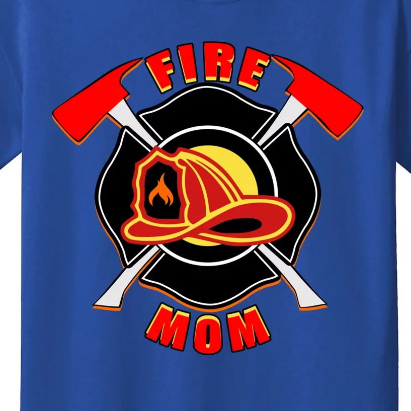 Fire Mom Firefighter Fire Fighter Mother Hero Son Daughter Gift Kids T-Shirt