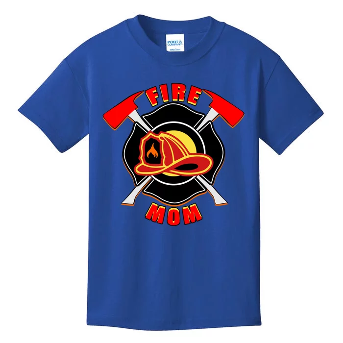 Fire Mom Firefighter Fire Fighter Mother Hero Son Daughter Gift Kids T-Shirt