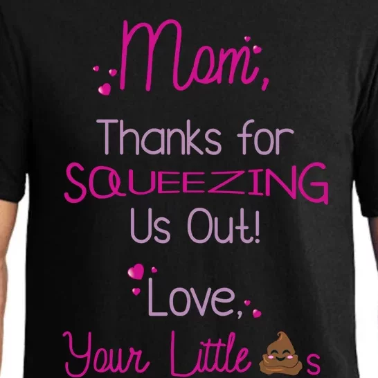 For Mom From Daughter Thank You Gift Mothers Day Funny Gift Pajama Set