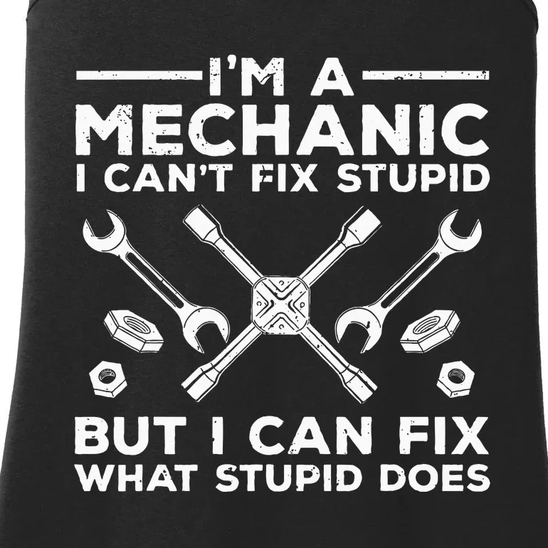 Funny Mechanic For Men Dad Car Auto Diesel Automobile Garage Ladies Essential Tank