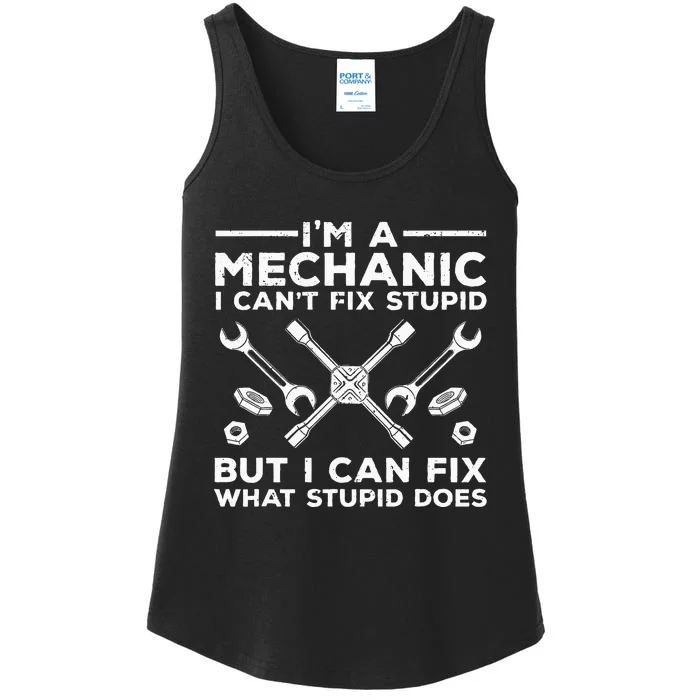 Funny Mechanic For Men Dad Car Auto Diesel Automobile Garage Ladies Essential Tank