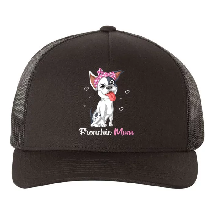 Frenchie Mom Yupoong Adult 5-Panel Trucker Hat