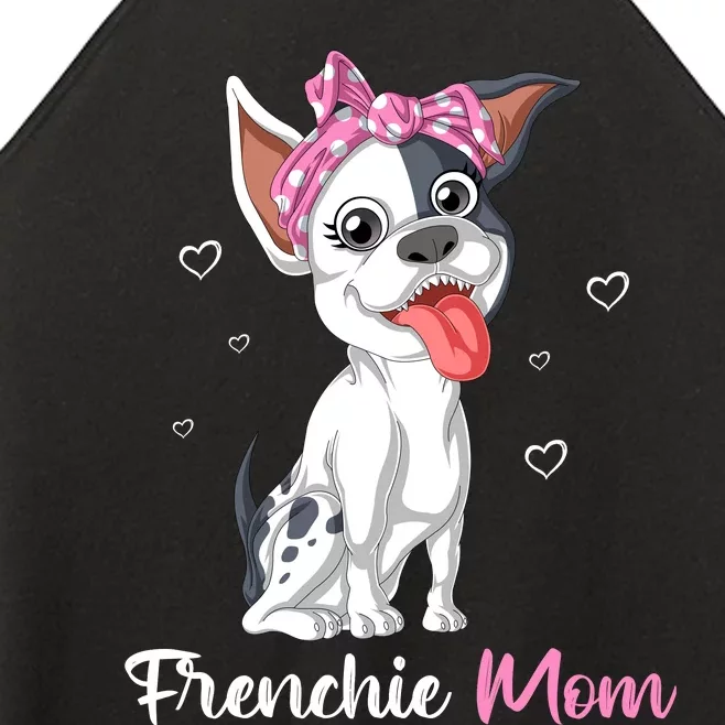 Frenchie Mom Women’s Perfect Tri Rocker Tank