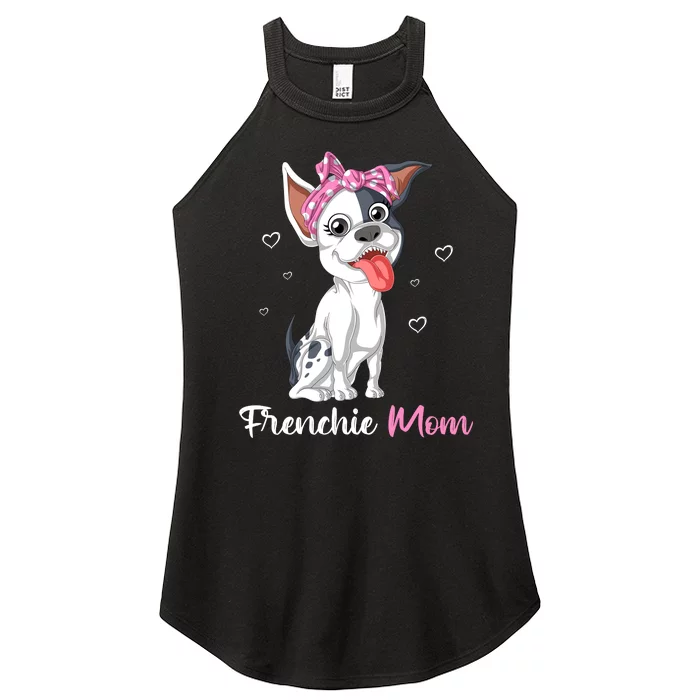 Frenchie Mom Women’s Perfect Tri Rocker Tank